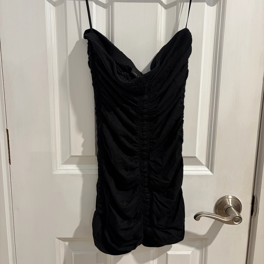 The Limited Black Ruched Tube Top